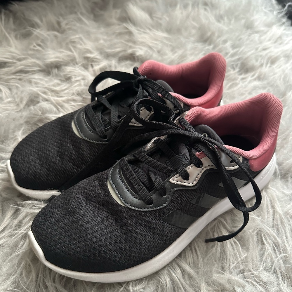 adidas Black and Pink Women's Sneakers